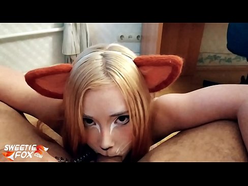 ❤️ Kitsune sluk piel en kom in haar mond ️❌ Pornovideo by ons