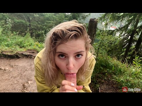 ❤️ Meisie sluk cum na 'n openbare blowjob - Eva Elfi ️❌ Pornovideo by ons
